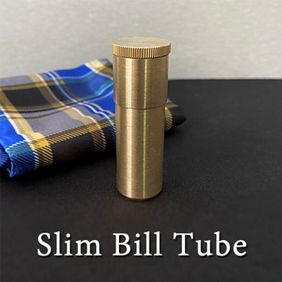 slim bill tube tour de magie magic debutant boutique d emagie paris magic dream argent billet laiton